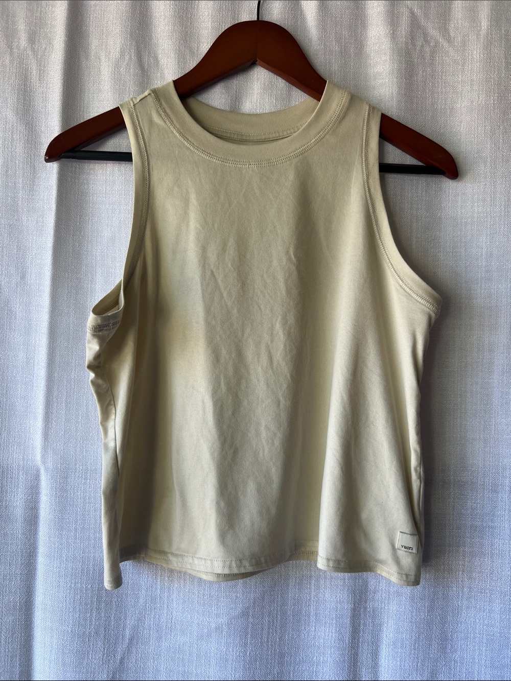 Vuori Women's Tank Top in Ivory/Cream